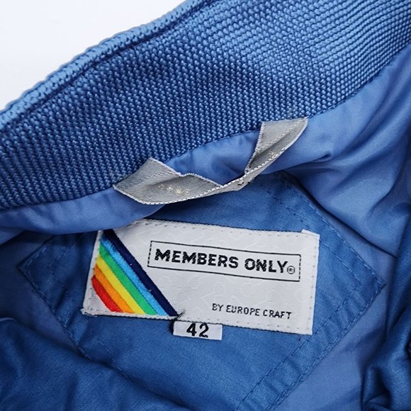 Members ONLY Mens 1980's jacket Size 42 - Picture 5 of 5